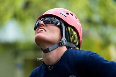 Chrissy Spence retires from competitive tree climbing